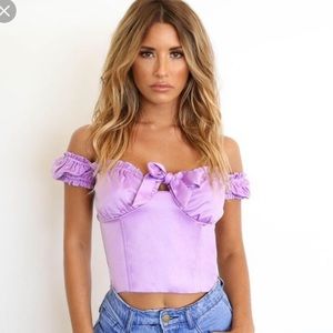 I Am Gia Purple Naomi top